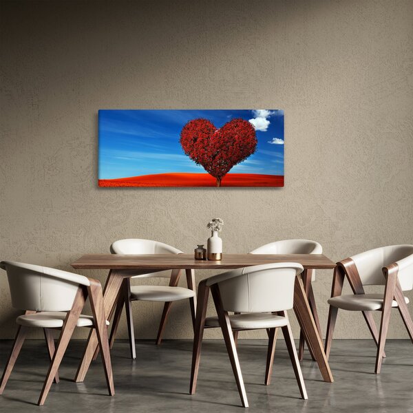 Slika - Stablo u obliku srca (120x50 cm)