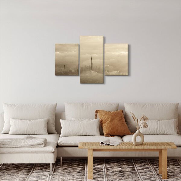 Slika - Grad u oblacima (90x60 cm)