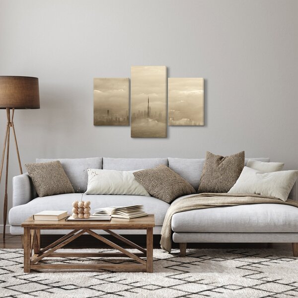 Slika - Grad u oblacima (90x60 cm)
