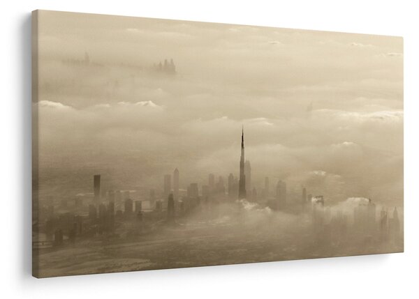 Slika - Grad u oblacima (90x60 cm)
