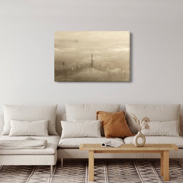 Slika - Grad u oblacima (90x60 cm)