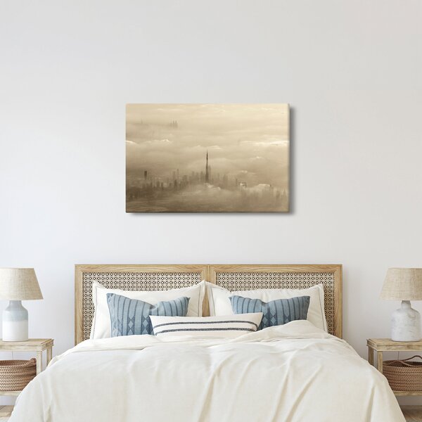 Slika - Grad u oblacima (90x60 cm)