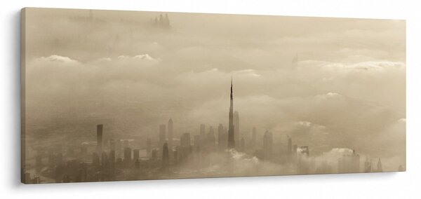 Slika - Grad u oblacima (120x50 cm)