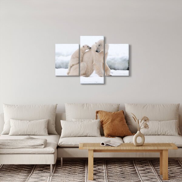 Slika - Polarni medvjedi (90x60 cm)