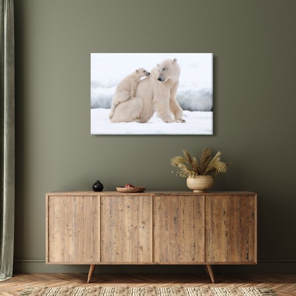 Slika - Polarni medvjedi (90x60 cm)