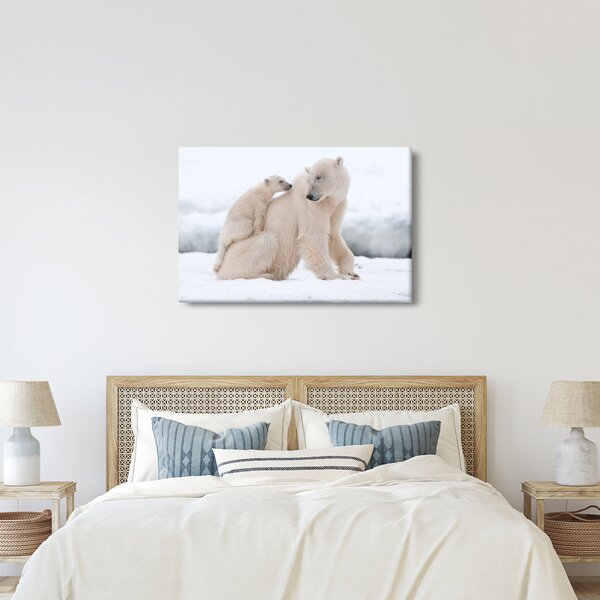 Slika - Polarni medvjedi (90x60 cm)