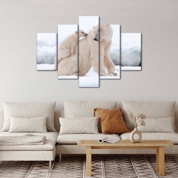 Slika - Polarni medvjedi (150x105 cm)