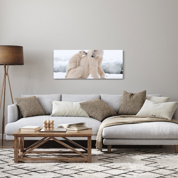 Slika - Polarni medvjedi (120x50 cm)