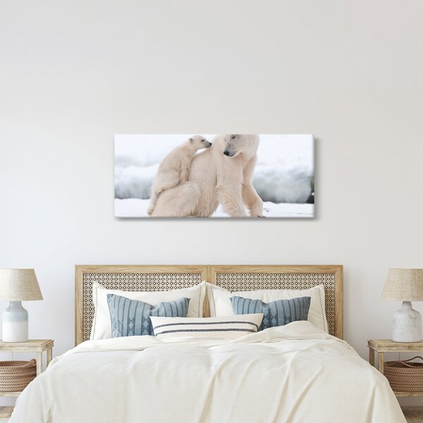 Slika - Polarni medvjedi (120x50 cm)