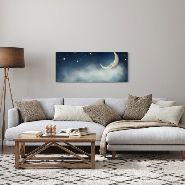 Slika - Mjesec sa zvijezdama (120x50 cm)