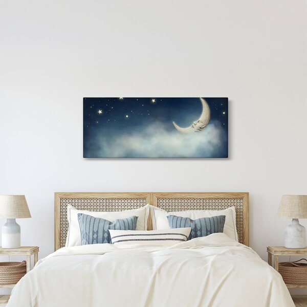 Slika - Mjesec sa zvijezdama (120x50 cm)