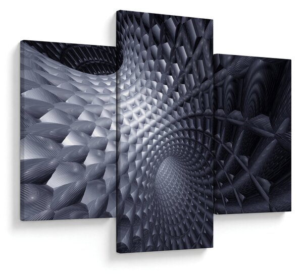 Slika - 3D apstrakcija (90x60 cm)