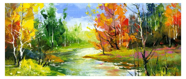 Slika - Pejzažna slika (120x50 cm)