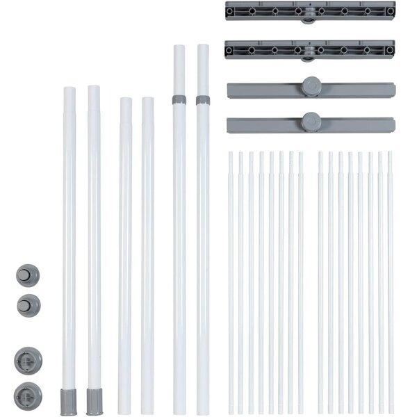 Bijela metalna kupaonska polica 120x300 cm Herkules – Wenko