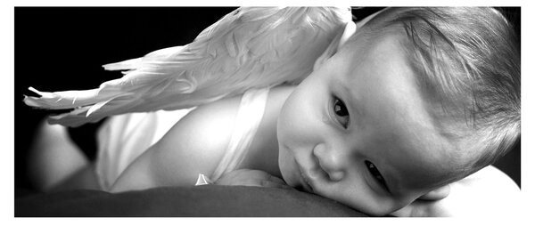 Slika bebe anđela (120x50 cm)