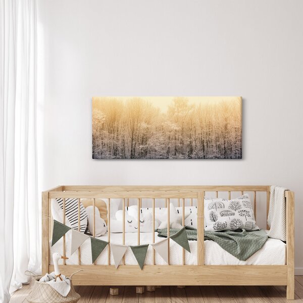 Slika zaleđene šume (120x50 cm)