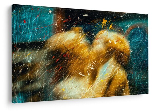 Slika - Ljubljenje anđela (90x60 cm)