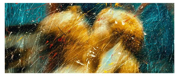 Slika - Ljubljenje anđela (120x50 cm)