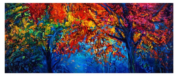 Slika crtež prirode (120x50 cm)