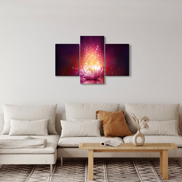 Slika cvijeta lotosa (90x60 cm)