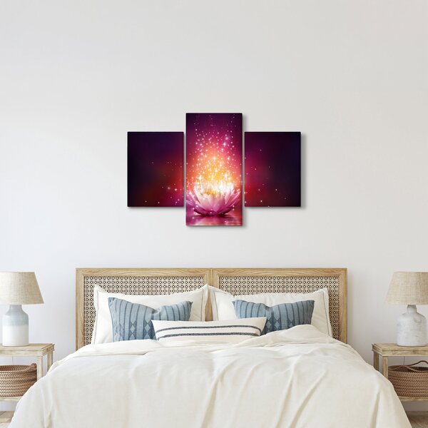 Slika cvijeta lotosa (90x60 cm)