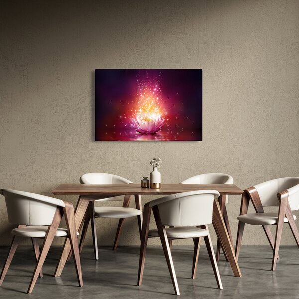 Slika cvijeta lotosa (90x60 cm)