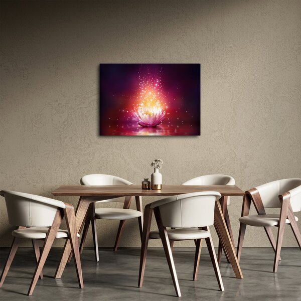 Slika cvijeta lotosa (70x50 cm)