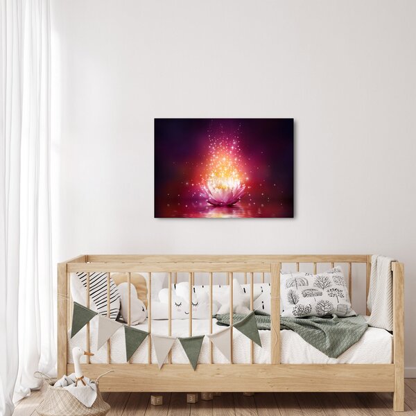 Slika cvijeta lotosa (70x50 cm)