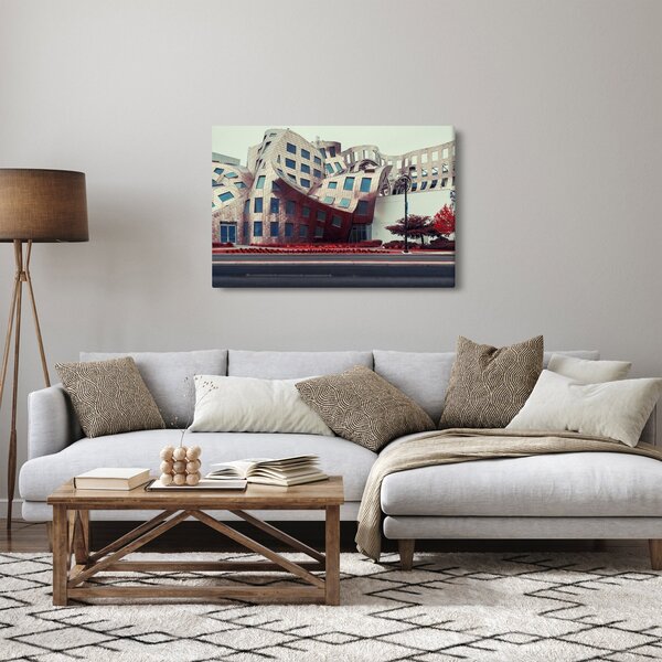 Slika - arhitektonska zgrada (90x60 cm)