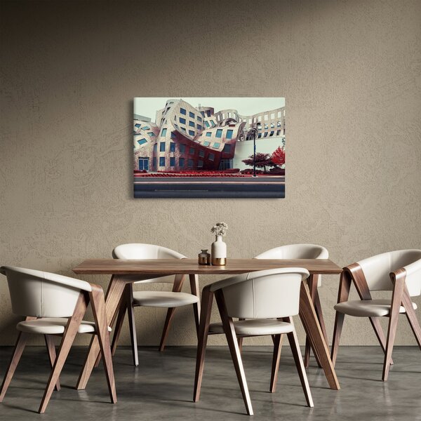 Slika - arhitektonska zgrada (90x60 cm)