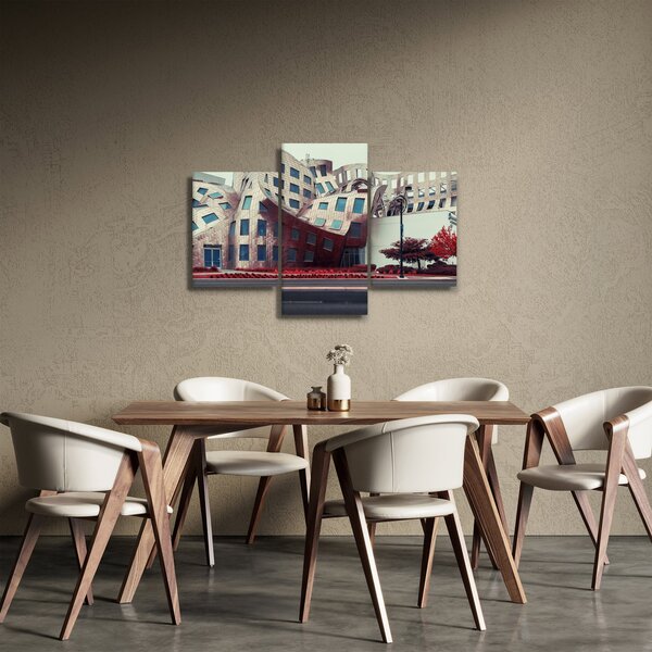 Slika - arhitektonska zgrada (90x60 cm)