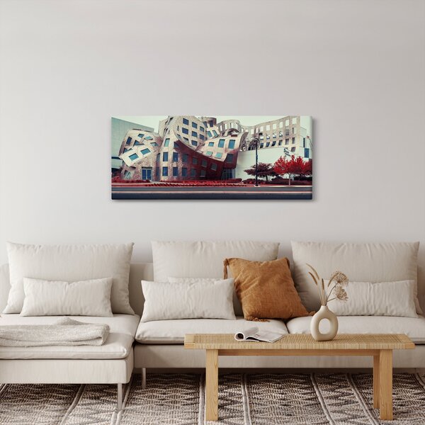 Slika - arhitektonska zgrada (120x50 cm)