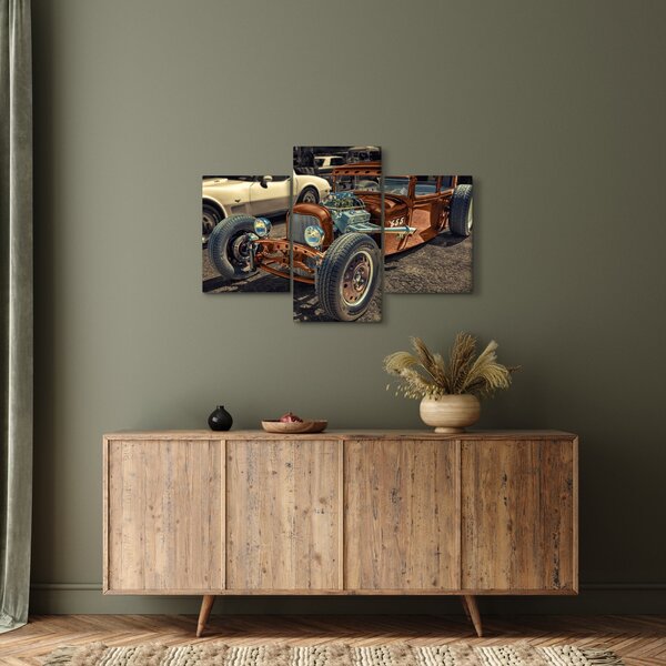 Slika smeđeg automobila (90x60 cm)