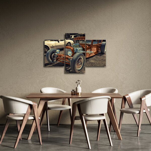Slika smeđeg automobila (90x60 cm)