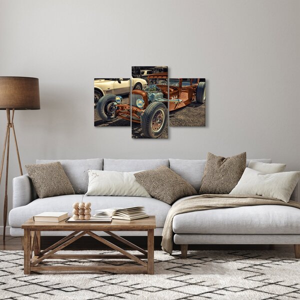 Slika smeđeg automobila (90x60 cm)