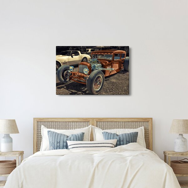Slika smeđeg automobila (90x60 cm)