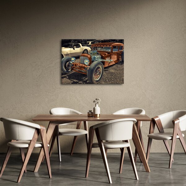 Slika smeđeg automobila (70x50 cm)