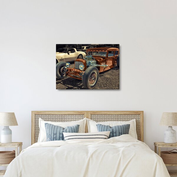 Slika smeđeg automobila (70x50 cm)