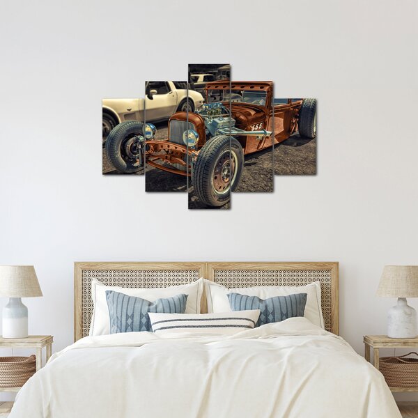Slika smeđeg automobila (150x105 cm)
