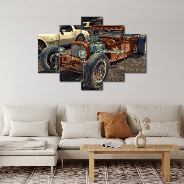 Slika smeđeg automobila (150x105 cm)