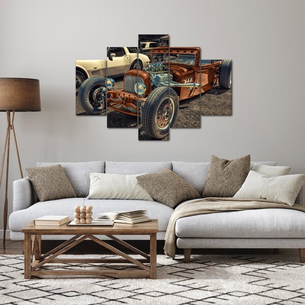 Slika smeđeg automobila (150x105 cm)