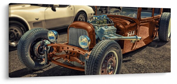 Slika smeđeg automobila (120x50 cm)