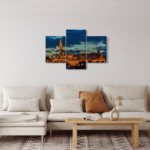 Slika osvijetljene građevine (90x60 cm)