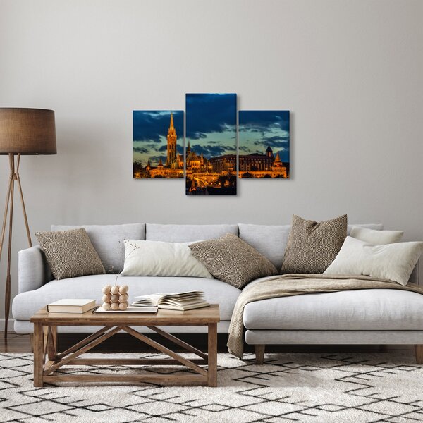 Slika osvijetljene građevine (90x60 cm)