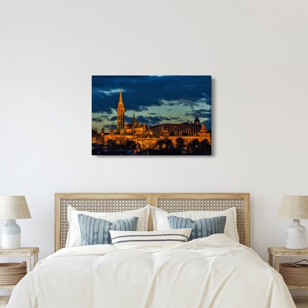 Slika osvijetljene građevine (90x60 cm)