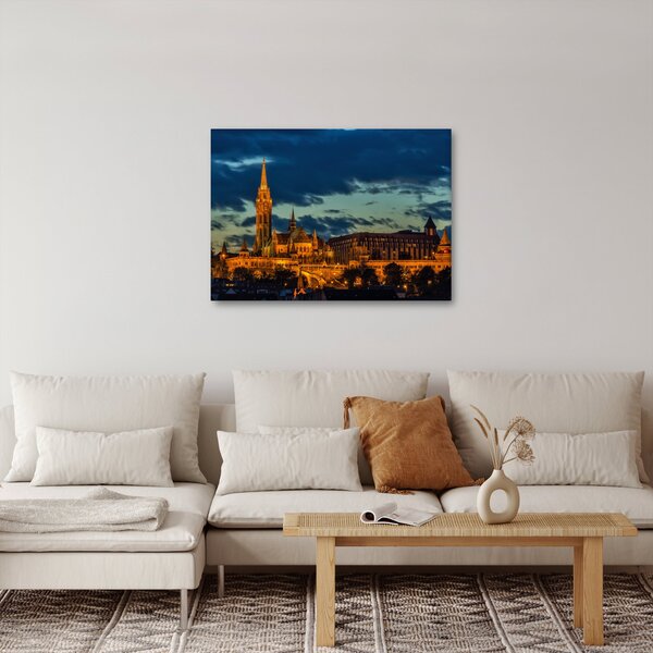 Slika osvijetljene građevine (70x50 cm)