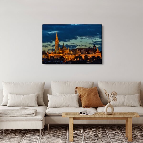 Slika osvijetljene građevine (90x60 cm)