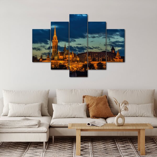 Slika osvijetljene građevine (150x105 cm)