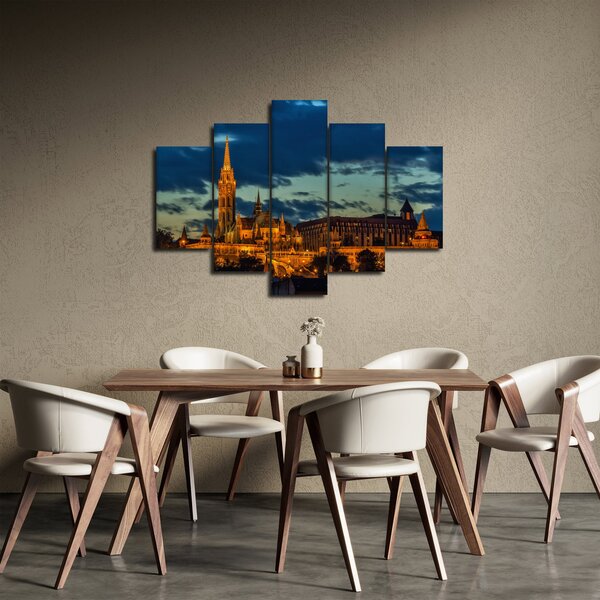 Slika osvijetljene građevine (150x105 cm)