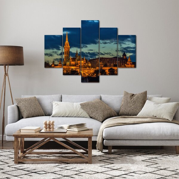 Slika osvijetljene građevine (150x105 cm)